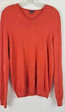 Gap V-Neck 100% Extra fine Merino Wool Medium